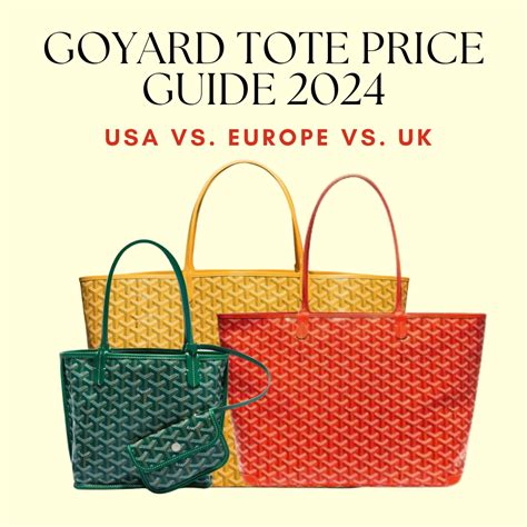 goyard uk price 2016|goyard artois pm price 2024.